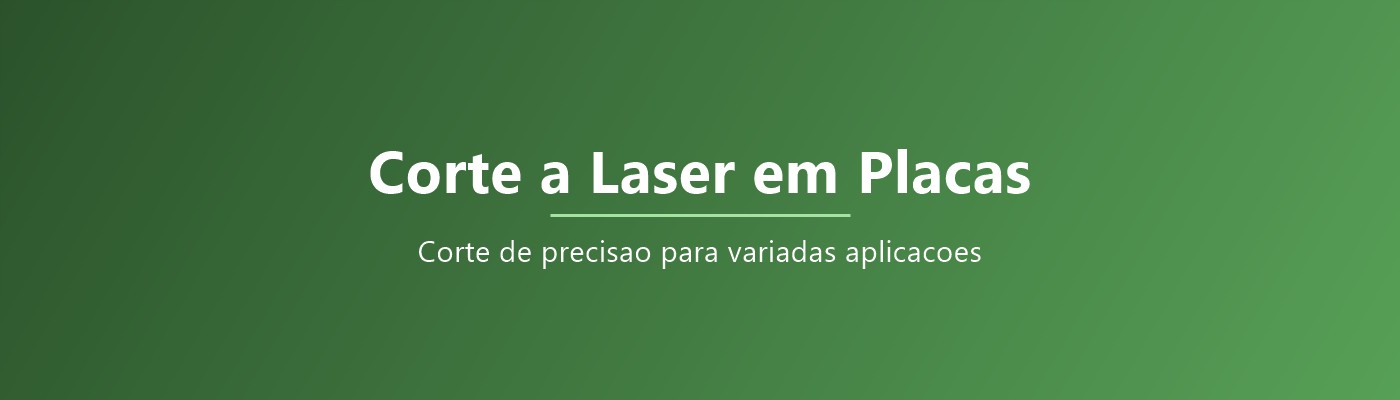 Corte a Laser em Placas